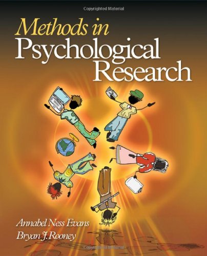 Imagen de archivo de Methods in Psychological Research a la venta por Books From California