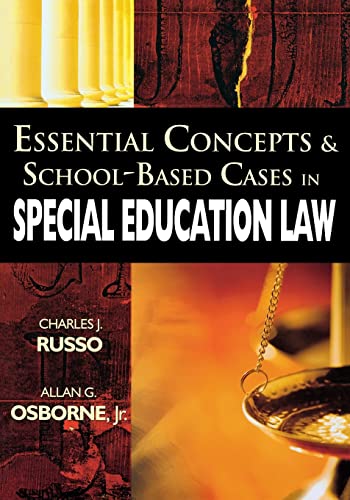 Beispielbild fr Essential Concepts and School-Based Cases in Special Education Law zum Verkauf von Better World Books