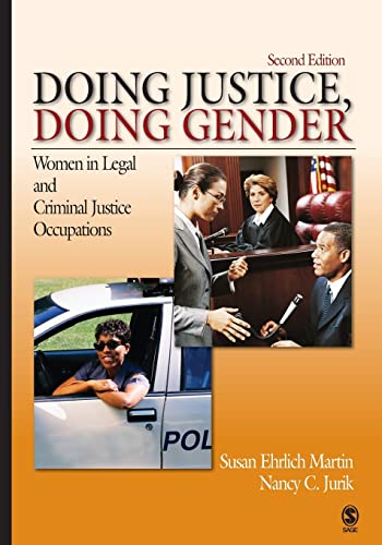 Stock image for Doing Justice, Doing Gender: Women in Legal and Criminal Justice Occupations (Women in the Criminal Justice System) for sale by Phatpocket Limited