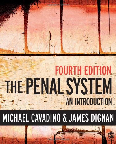 Imagen de archivo de The Penal System: An Introduction a la venta por Phatpocket Limited