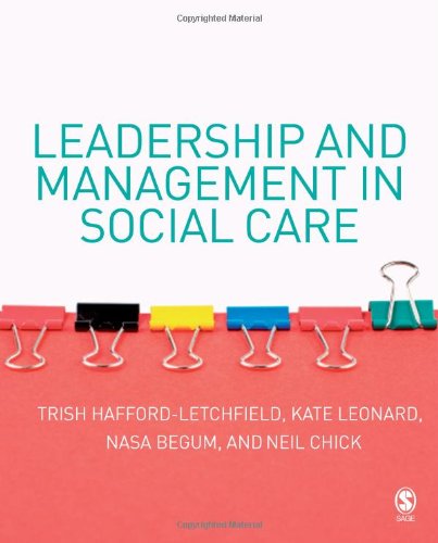 Stock image for Leadership and Management in Social Care for sale by Mispah books