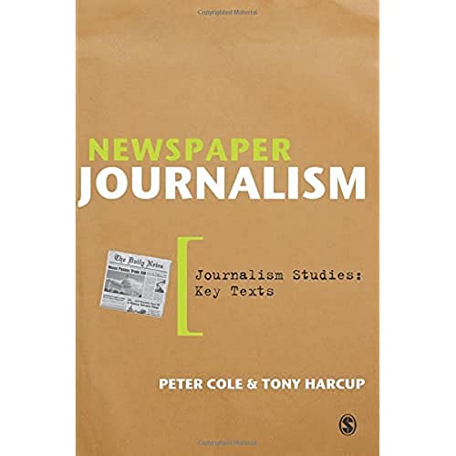 9781412931205: Newspaper Journalism (Journalism Studies: Key Texts)