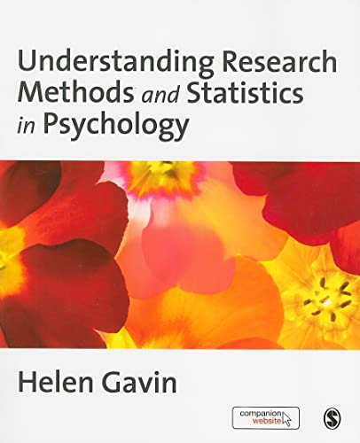 Beispielbild fr Understanding Research Methods and Statistics in Psychology zum Verkauf von Better World Books
