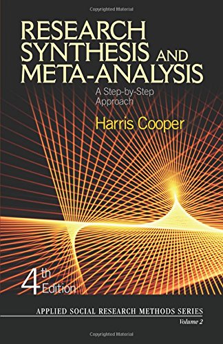 9781412937054: Research Synthesis and Meta-Analysis: A Step-by-Step Approach (Applied Social Research Methods)