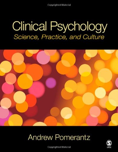 Clinical Psychology: Science, Practice, and Culture