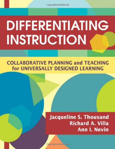 Beispielbild fr Differentiating Instruction: Collaborative Planning and Teaching for Universally Designed Learning zum Verkauf von SecondSale