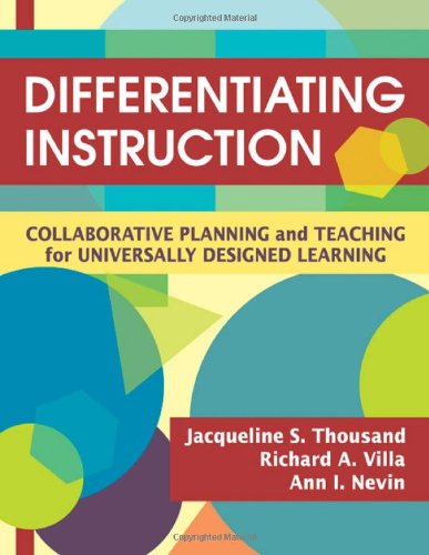 Imagen de archivo de Differentiating Instruction: Collaborative Planning and Teaching for Universally Designed Learning a la venta por SecondSale