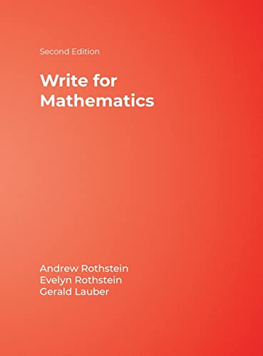9781412939935: Write for Mathematics