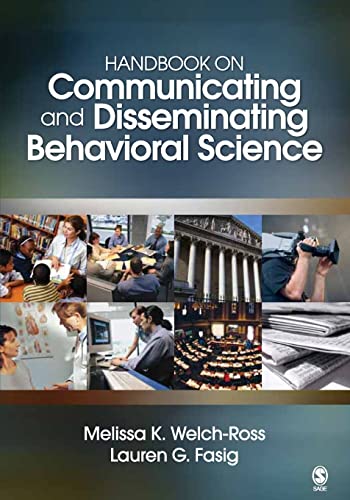 Stock image for Handbook on Communicating and Disseminating Behavioral Science for sale by Better World Books