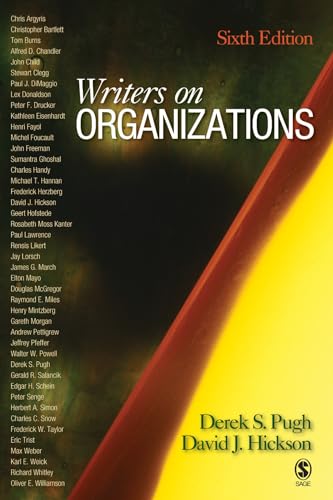 Imagen de archivo de Writers on Organizations a la venta por Better World Books