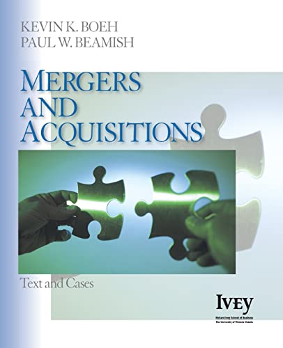 Stock image for Mergers and Acquisitions: Text and Cases for sale by ThriftBooks-Dallas