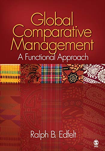 Imagen de archivo de Global Comparative Management: A Functional Approach a la venta por SecondSale