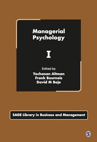Imagen de archivo de Managerial Psychology a la venta por Revaluation Books