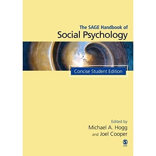 Stock image for The SAGE Handbook of Social Psychology : Concise Student Edition for sale by Better World Books