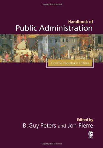 Imagen de archivo de Handbook of Public Administration : Concise Paperback Edition a la venta por Better World Books