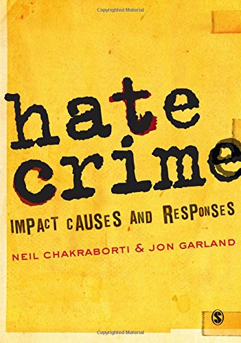 Stock image for Hate Crime : Impact, Causes and Responses for sale by Better World Books