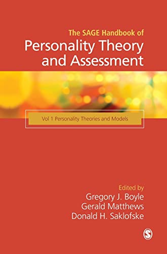 Imagen de archivo de The SAGE Handbook of Personality Theory and Assessment: Personality Theories and Models (Volume 1) a la venta por HPB-Red