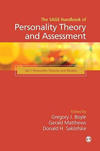 Stock image for The SAGE Handbook of Personality Theory and Assessment: Personality Theories and Models (Volume 1) for sale by HPB-Red