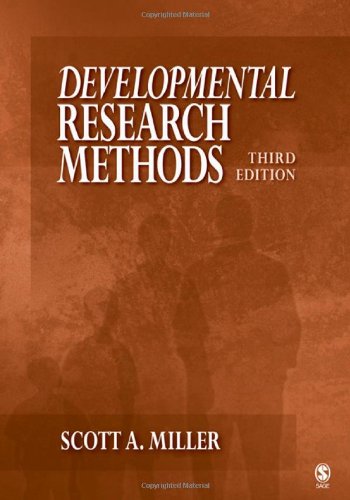 Imagen de archivo de Developmental Research Methods a la venta por ThriftBooks-Dallas