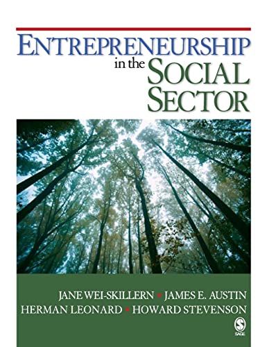 Stock image for Entrepreneurship in the Social Sector for sale by Indiana Book Company