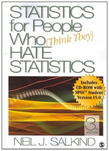 Beispielbild fr Statistics for People Who (Think They) Hate Statistics zum Verkauf von Better World Books