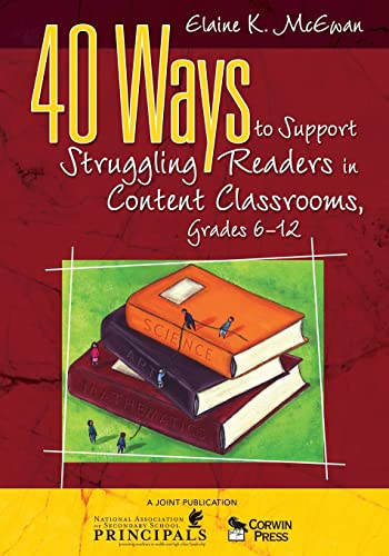 Beispielbild fr 40 Ways to Support Struggling Readers in Content Classrooms, Grades 6-12 zum Verkauf von Better World Books