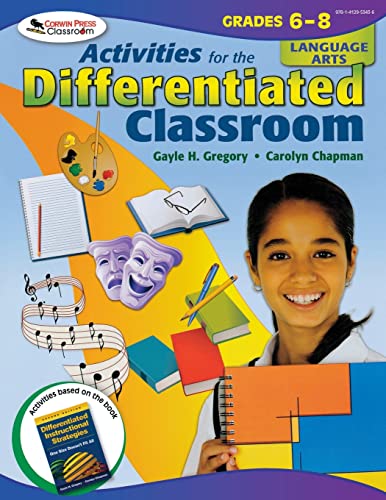 Stock image for Activities for the Differentiated Classroom: Language Arts, Grades 6"8 for sale by HPB-Ruby