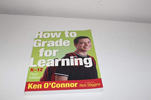 9781412953825: How to Grade for Learning, K-12: Volume 3