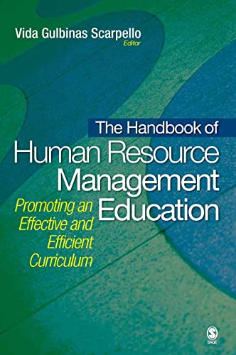 Beispielbild fr The Handbook of Human Resource Management Education : Promoting an Effective and Efficient Curriculum zum Verkauf von Better World Books