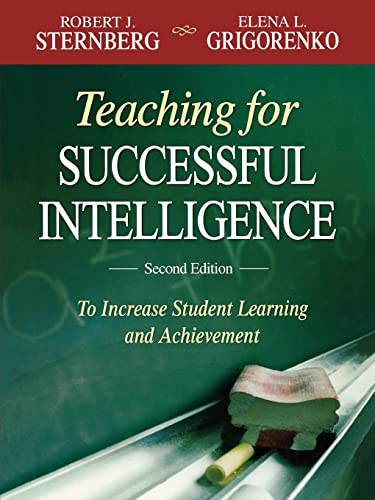 9781412955829: Teaching for Successful Intelligence: To Increase Student Learning and Achievement