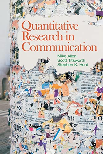 Stock image for Quantitative Research in Communication for sale by BooksRun