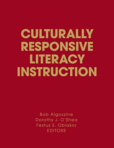 Beispielbild fr Culturally Responsive Literacy Instruction zum Verkauf von BooksRun