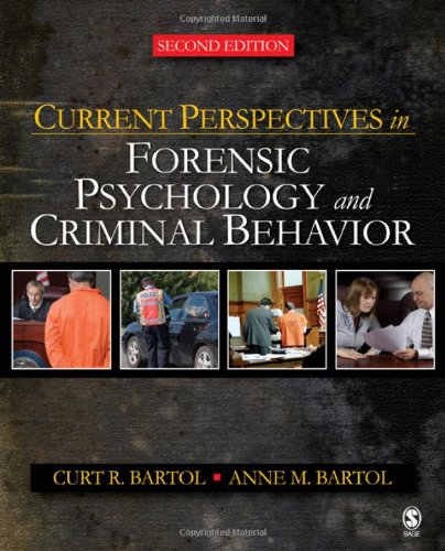 Stock image for Current Perspectives in Forensic Psychology and Criminal Behavior for sale by Better World Books: West