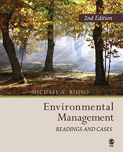 Beispielbild fr Environmental Management: Readings and Cases, 2nd Edition zum Verkauf von BooksRun