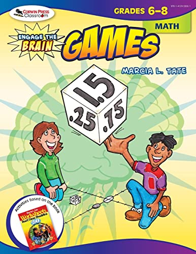 Imagen de archivo de Engage the Brain: Games, Math, Grades 6-8 a la venta por HPB-Red