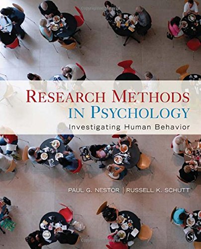 Imagen de archivo de Research Methods in Psychology: Investigating Human Behavior a la venta por BooksRun