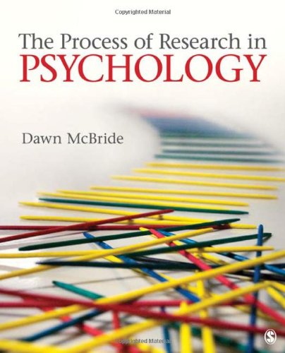 Imagen de archivo de The Process of Research in Psychology a la venta por SecondSale