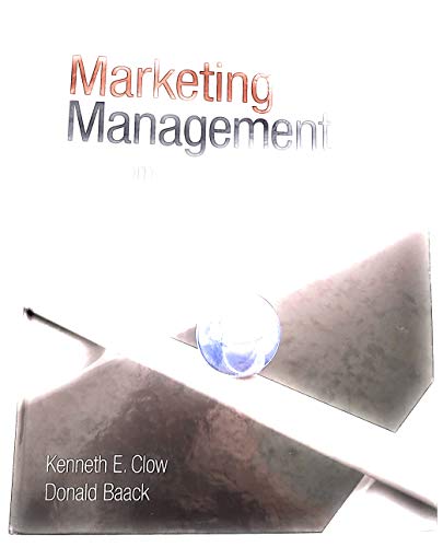 Imagen de archivo de Marketing Management: A Customer-Oriented Approach a la venta por SecondSale