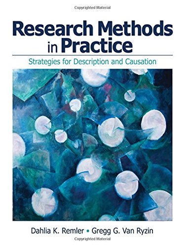 Stock image for Research Methods in Practice: Strategies for Description and Causation for sale by SecondSale