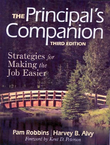 Beispielbild fr The Principal's Companion : Strategies for Making the Job Easier zum Verkauf von Better World Books