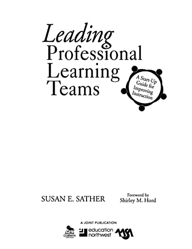 Stock image for Leading Professional Learning Teams: A Start-up Guide for Improving Instruction for sale by Revaluation Books