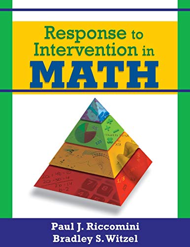 Beispielbild fr Response to Intervention in Math zum Verkauf von Better World Books