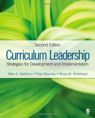 Beispielbild fr Curriculum Leadership: Strategies for Development and Implementation zum Verkauf von WorldofBooks