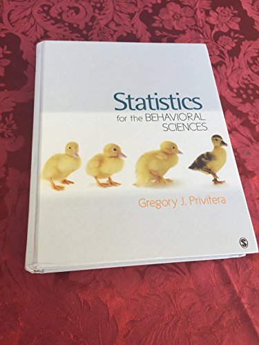 Stock image for Statistics for the Behavioral Sciences for sale by Better World Books: West