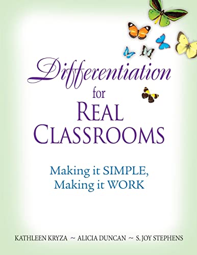 Imagen de archivo de Differentiation for Real Classrooms: Making It Simple, Making It Work a la venta por SecondSale