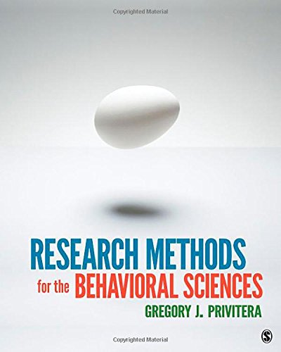 9781412975117: Research Methods for the Behavioral Sciences