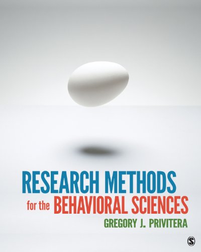 

Research Methods for the Behavioral Sciences