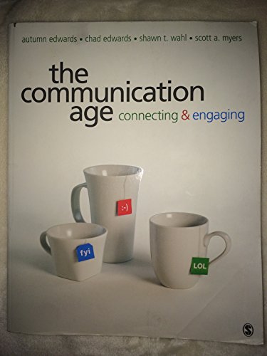 Beispielbild fr The Communication Age: Connecting and Engaging zum Verkauf von WorldofBooks