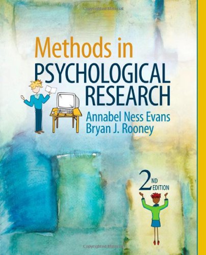 Imagen de archivo de Methods in Psychological Research a la venta por Irish Booksellers