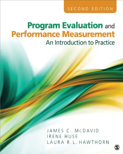 9781412978316: Program Evaluation and Performance Measurement: An Introduction to Practice